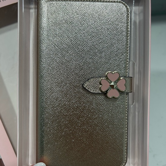 NEW Kate Spade Gold iPhone XR Wallet - Picture 3 of 5